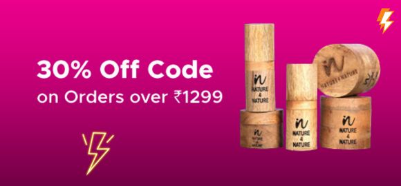 30% Off code on order over Rs.1299