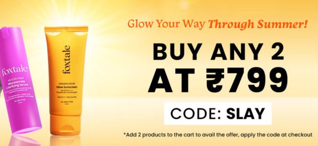 Glowcation Sale: Buy 2 @ ₹799 🤩