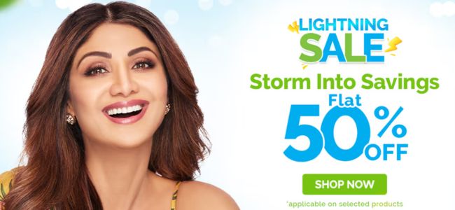 Lightening Sale: Flat 50% Off π
