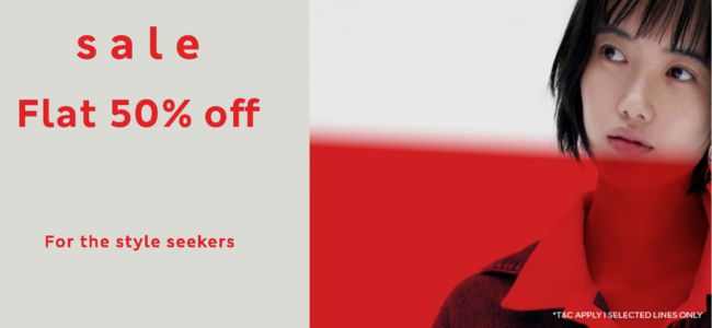 Sale - Flat 50% OFF
