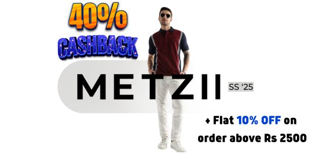 Earn Flat 40% Cashback + Get 10% OFF on order above Rs 2500