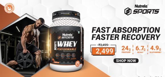 Nutrela 100% Whey Protein Powder at Flat Rs 1000 OFF + Extra 10% Coupons
