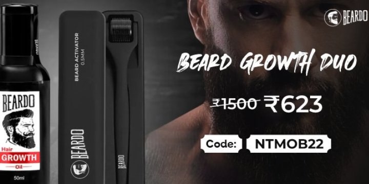 Beard Growth Duo @ ₹623 🤩