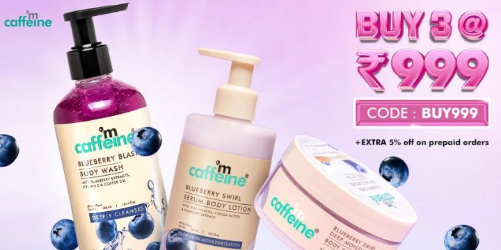 Special Offer: Buy 3 @ ₹999 + Extra 5% off on prepaid orders 😊