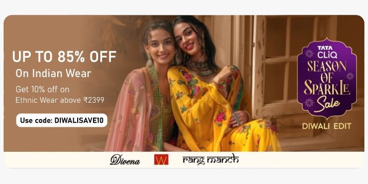 Up To 85% Off On Indian Wear🥻