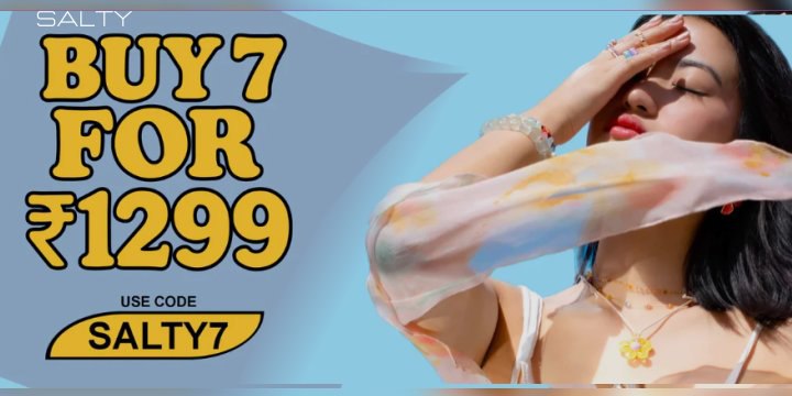 Heatwave Sale: Buy 7 At βΉ1299 π