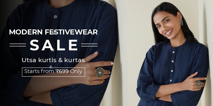 Get Westside modern festive wear Utsa Kurtis & Kurtas starts from ₹699 only + Free shipping for all orders 🤑