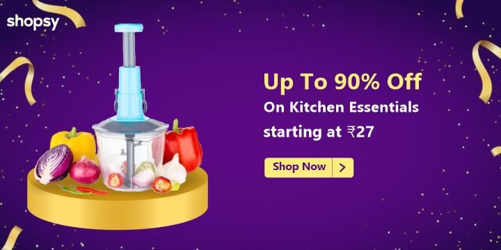 Up To 90% Off On Kitchen Essentials 🍽️