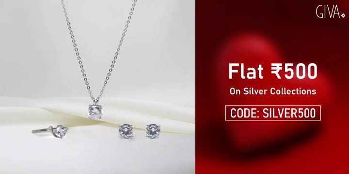 Flat ₹500 On Silver Collections 💍