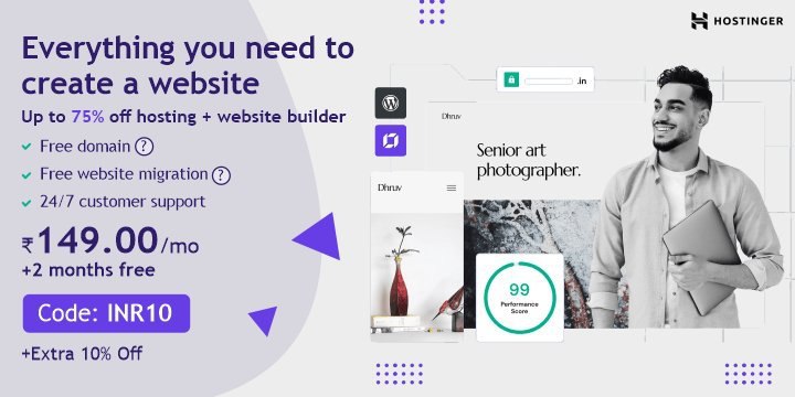 Web Hosting Starts From ₹149/month 🧑🏻💻
