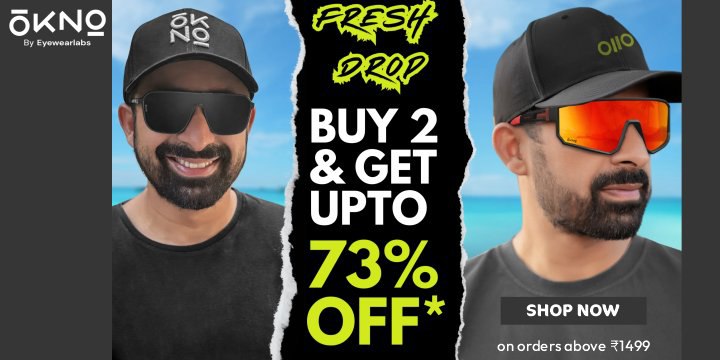 Up To 73% Off On Sunglasses: Add 2 Sunglasses above ₹1499 & Get 2nd for up to 73% off