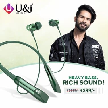 Loot 💥U& I World Clearance Sale💥 Holiday 50Hours Music Time Wireless Neckband - FLAT 90% OFF ( Get it at just 399/- ) No Code Required