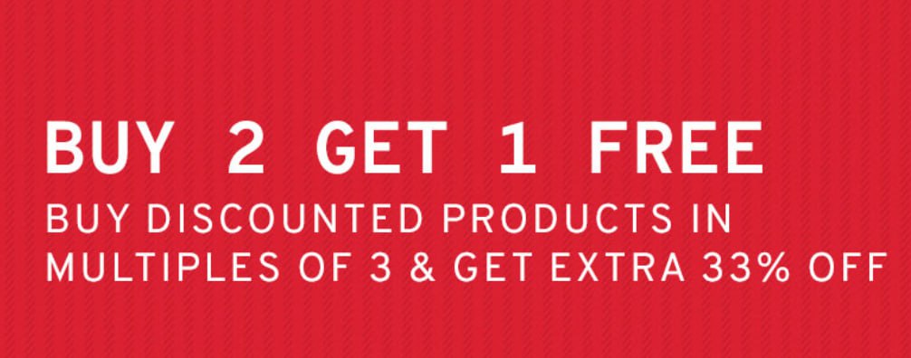Buy 2️⃣ Get 1️⃣ Free +15% instant discount Credit and Debit Card only|