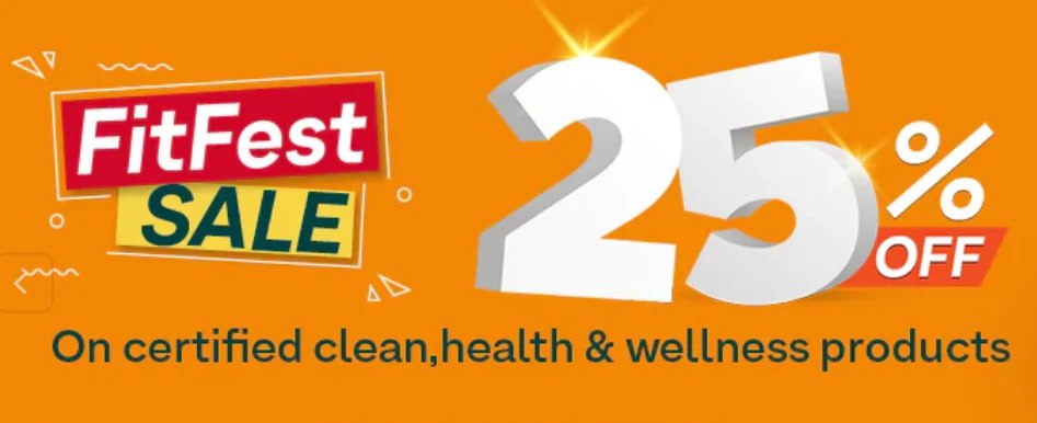 FLAT 25% Off On All Products + ✅ 5% off on prepaid orders