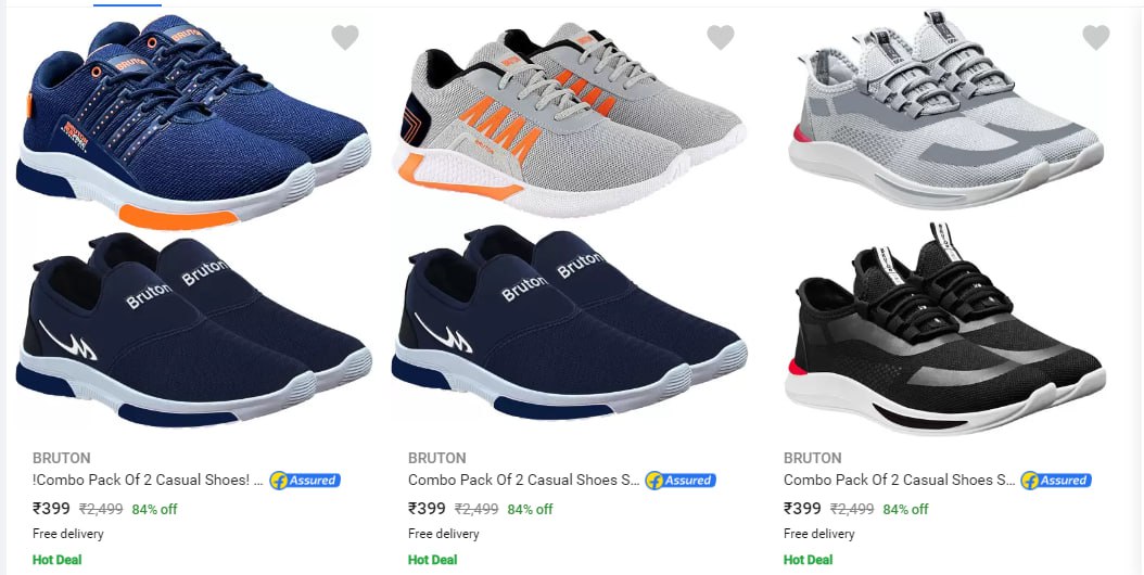Pack of 2 Sports Shoes At Rs.399