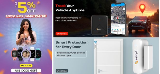 Get Extra 5% OFF on Kids Most innovative Smart watch, Smart Door lock or Vehical tracking device