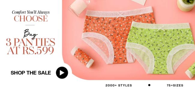 Shyaway : Buy 3 Panties at Rs 599