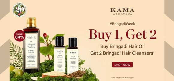 Buy 1 Bringadi Hair Oil and Get 2 Bringadi Hair Cleansers
