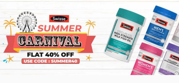 Swisse Summer Carnival - Flat 40% OFF