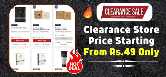 The Man Company- Clearance Store - Price Starting From Rs.49