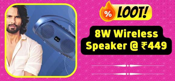 Loot 💥U& I World 8W Wireless Bluetooth Speakers at Rs.449 Only