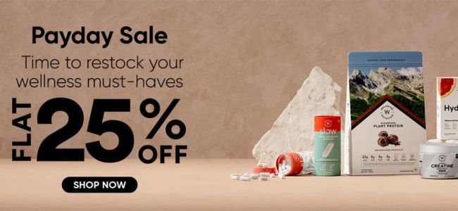 Payday sale: Enjoy Flat 25% OFF Sitewide