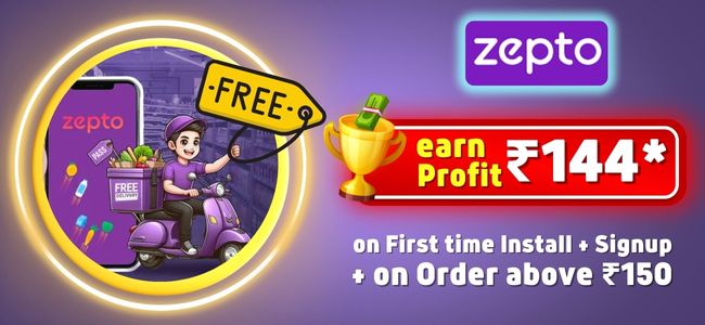 Earn Flat Rs 144 on Order above Rs 150 | Valid only for First time App Install